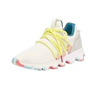 Sorel Kinetic Lace Impact Sneaker Sea Salt Multi Color Knit Fabric Upper Size 9